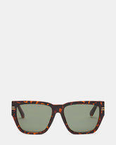BRAISON Tortoise Frame Cateye Brown Lens Sunglasses | Steve Madden