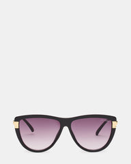 DONI Black Frame Cateye Purple Gradient Lens Sunglasses | Steve Madden