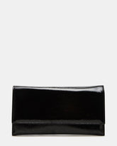 JULIANA Bag Black Patent Crossbody Clutch Handbag | Steve Madden