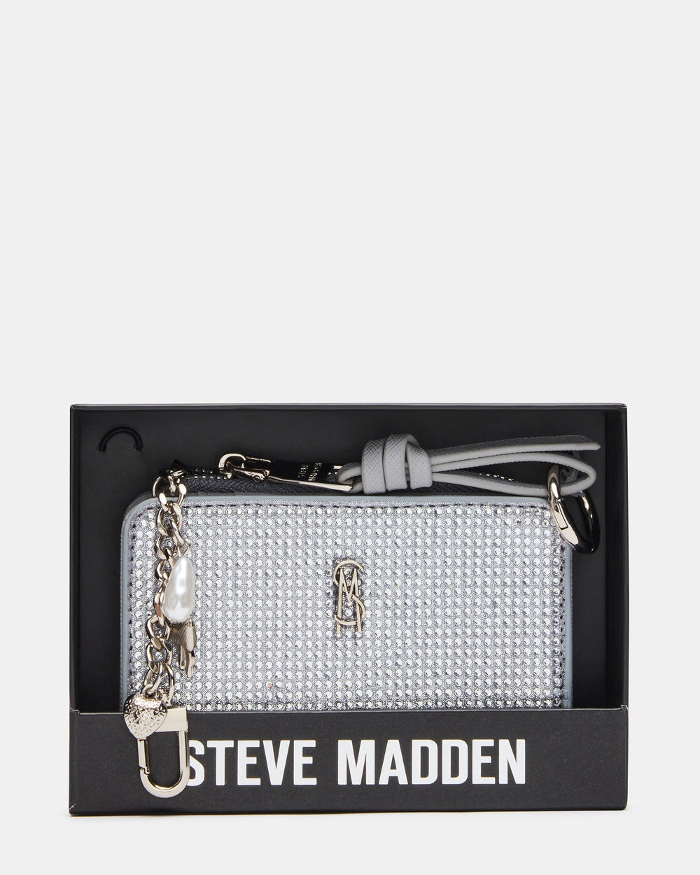 SORELLA Silver Bifold Zipper Wallet Gift Set | Steve Madden