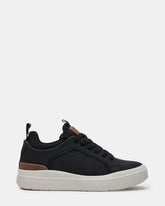 Kids' OASYS Black Boys' Low-Top Lace-Up Sneakers | Steve Madden