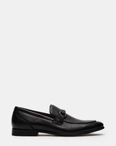 JAYSHAN Black Leather Men's Dress Loafer | Steve Madden