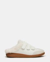BECA White Mule Slip-On Velcro Low-Top Women's Sneaker | Steve Madden
