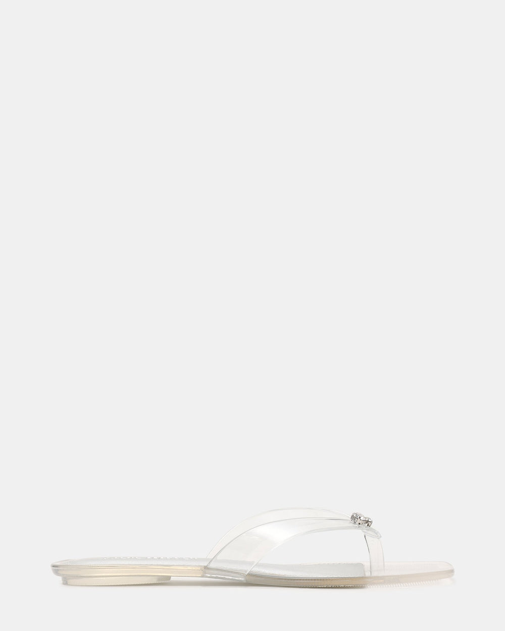 TRELLA Jelly Clear Square-Toe Thong Women's Sandal | Steve Madden