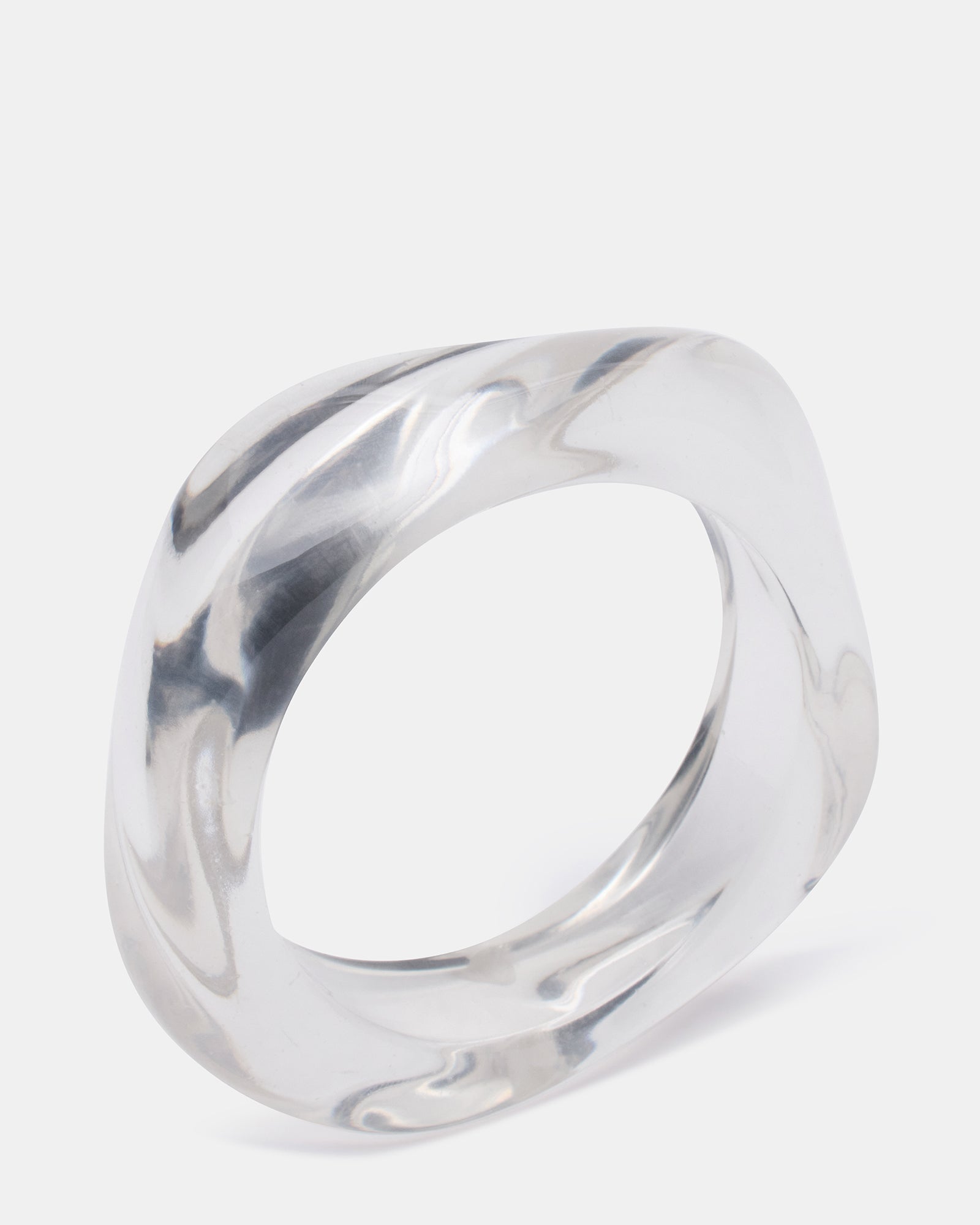 CURVED RETRO BRACELET CLEAR