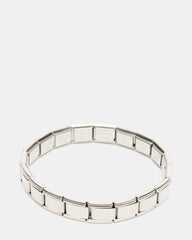 LINK Silver Stretch Bracelet | Steve Madden