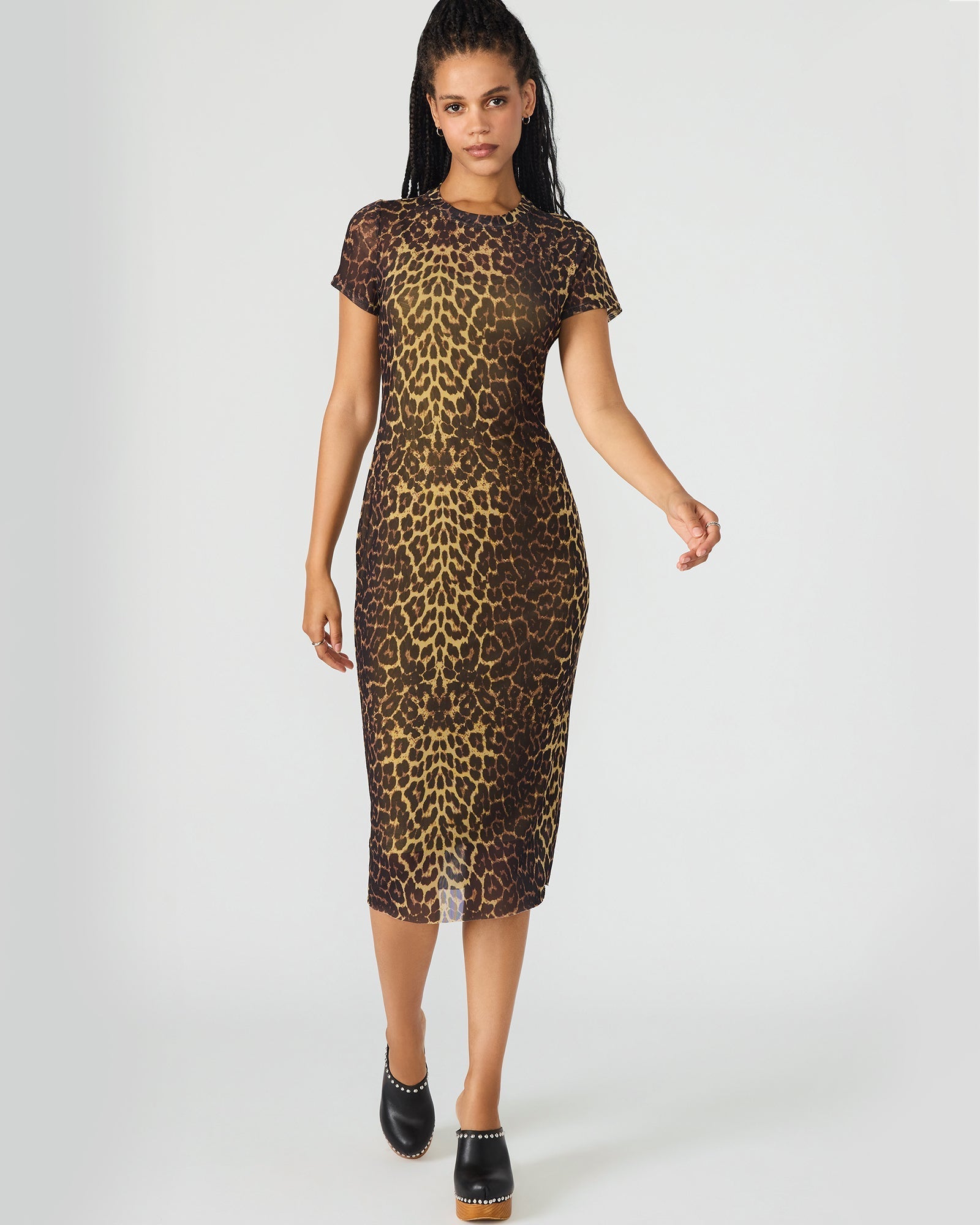 SHORT SLEEVE HAILEE DRESS HOT SPOTS PRINT