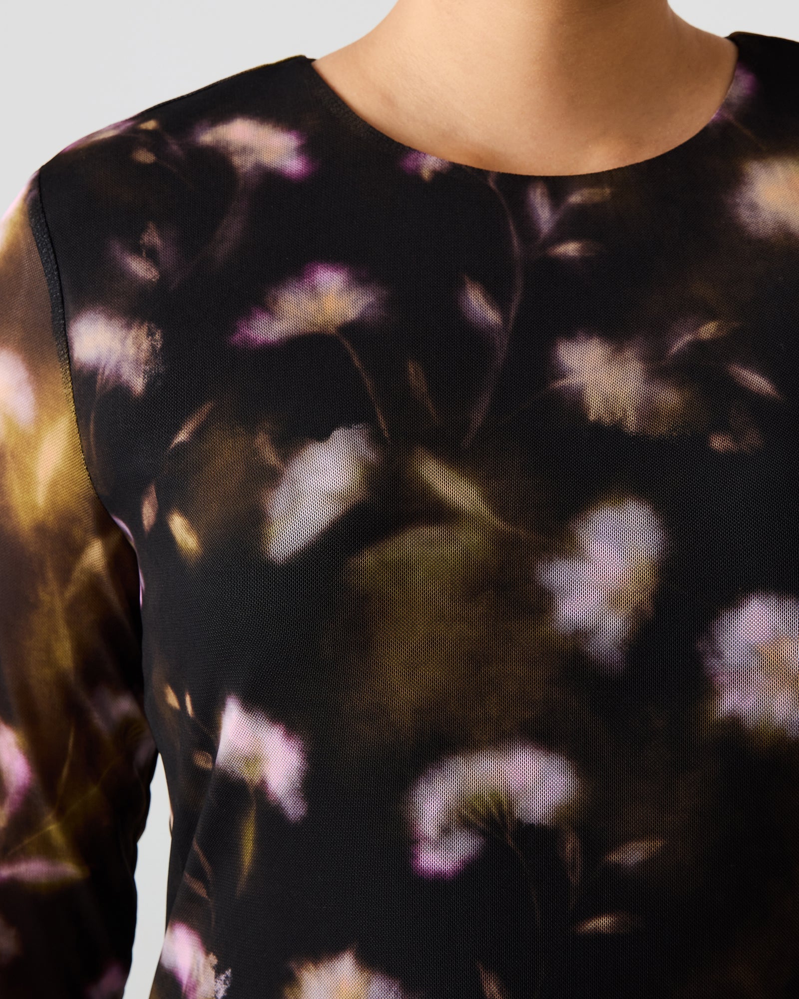 BLISS DRESS BLACK DITSY FLORAL