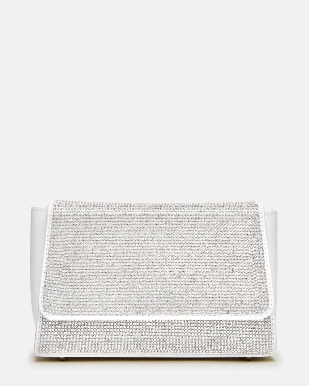 EVELINA Bag Rhinestones Angular Rhinestone Embellished Crossbody Mini Clutch Handbag | Steve Madden
