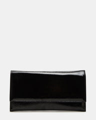 JULIANA Bag Black Patent Crossbody Clutch Handbag | Steve Madden