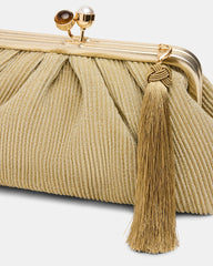 MARISOL BAG GOLD PLISSE