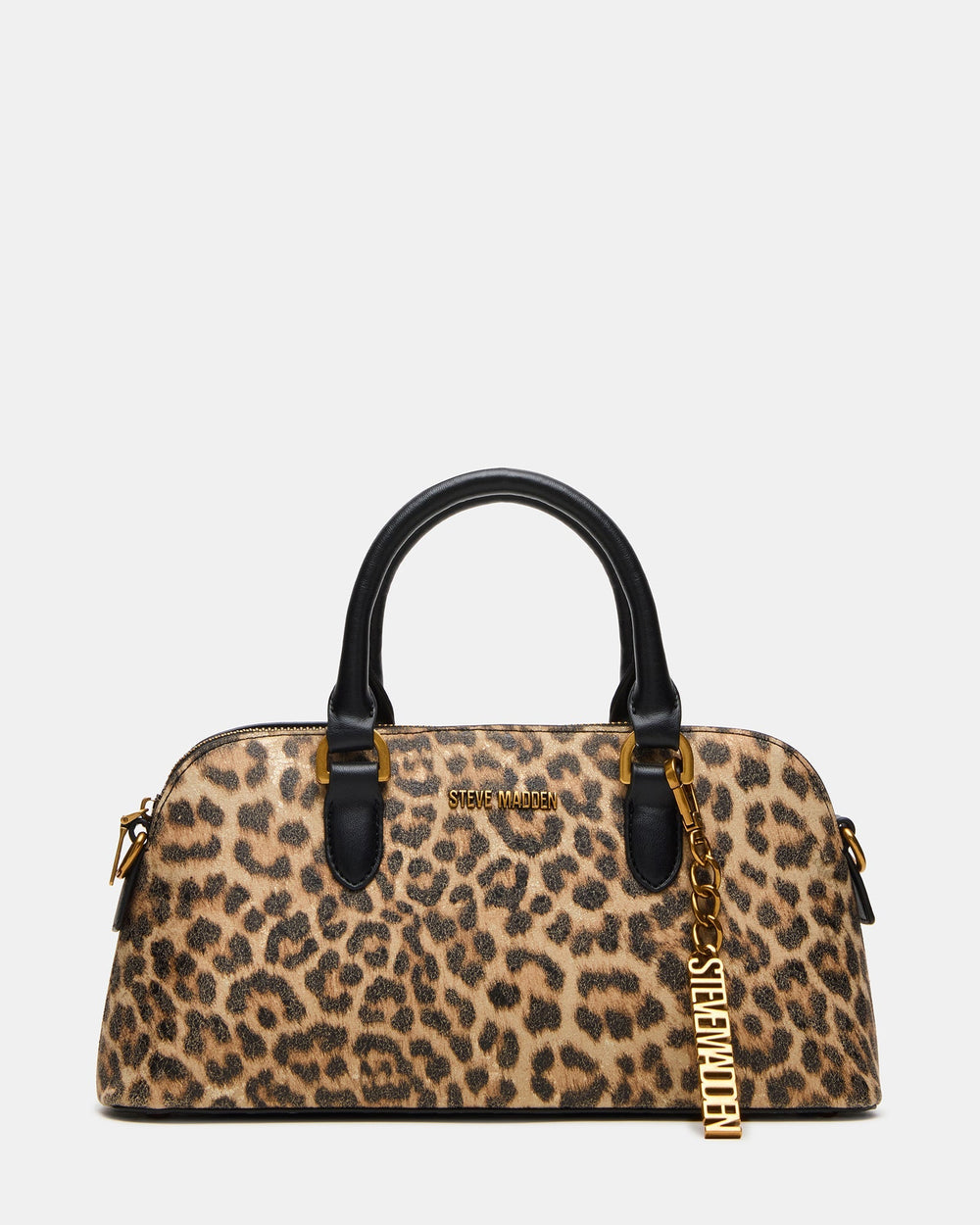 SMYTH Bag Leopard Crossbody Bag Charm Top Handle Handbag | Steve Madden