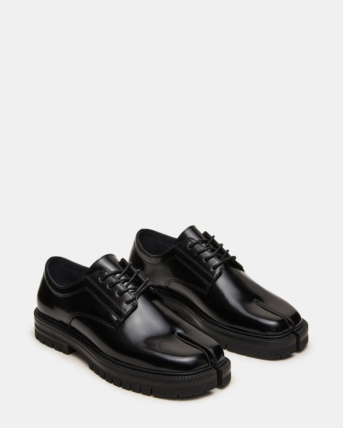 JAXEL Black Box Tabi Split-Toe Lace-Up Lug Men's Dress Shoe | Steve Madden