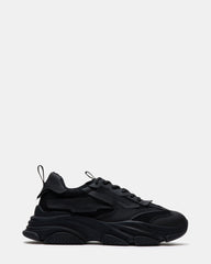 POSSESS Black Low-Top Lace-Up Men's Sneaker | Steve Madden