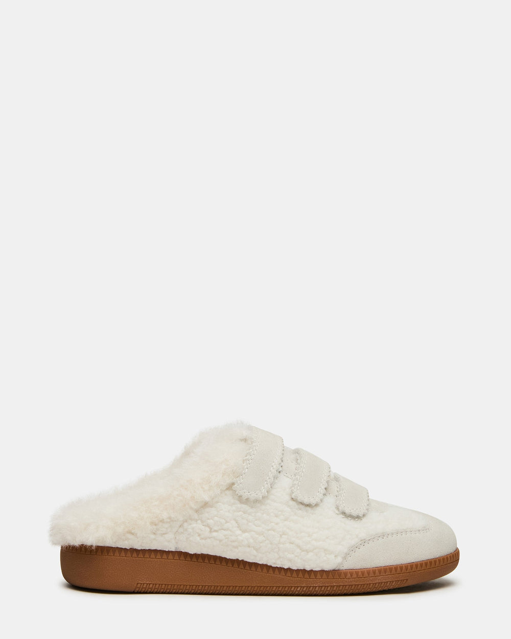 BECA Natural Mule Slip-On Velcro Low-Top Women's Sneaker | Steve Madden