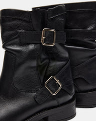 DENIS BLACK LEATHER