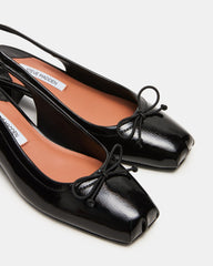 LOVED BLACK CRINKLE PATENT
