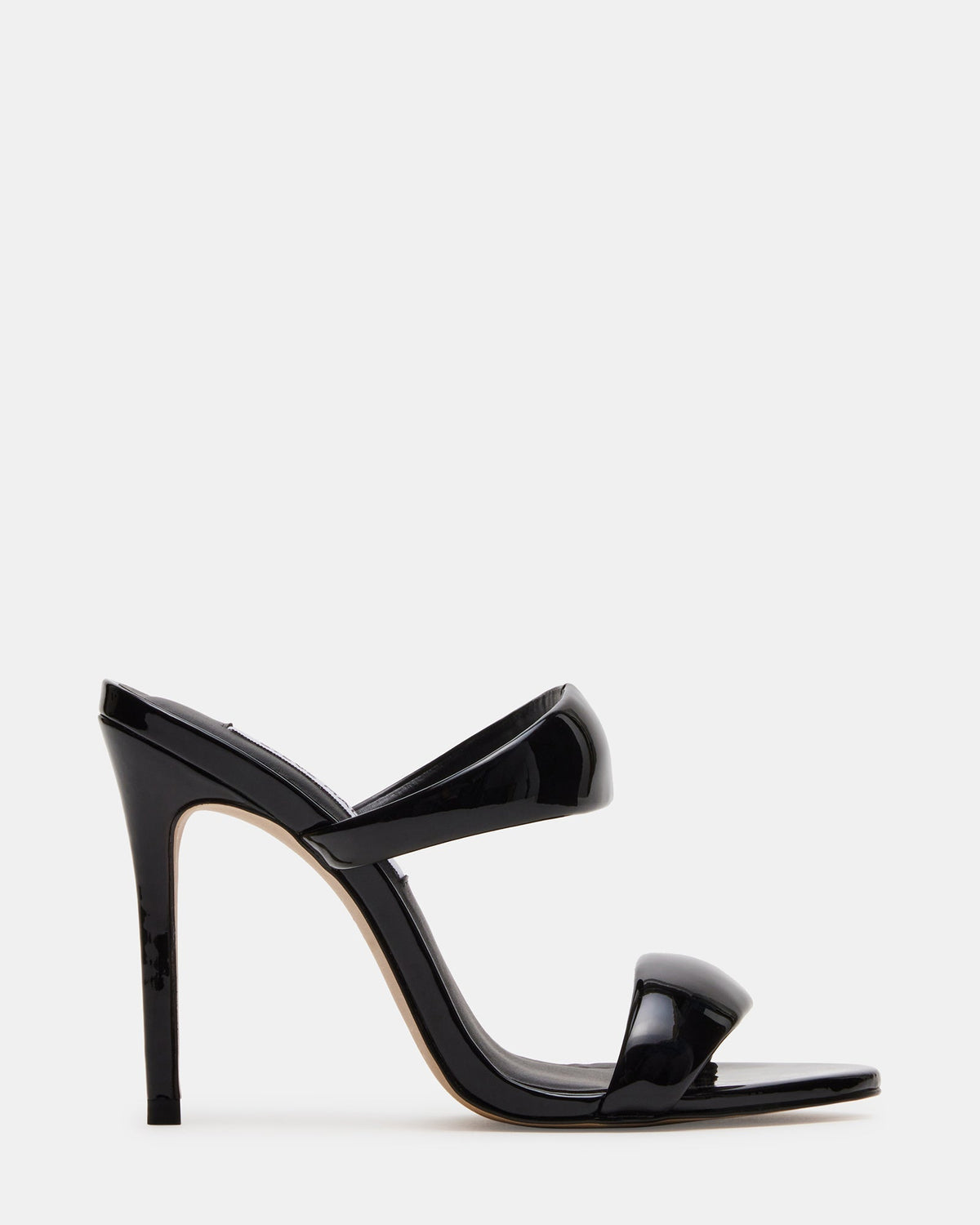 SATURN Black Stiletto Mule Women's Heel | Steve Madden
